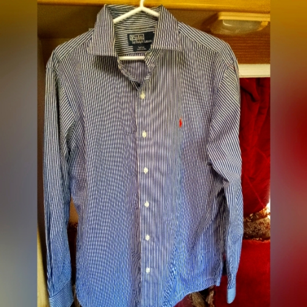 Ralph Lauren men's long sleeve button up shirt size medium